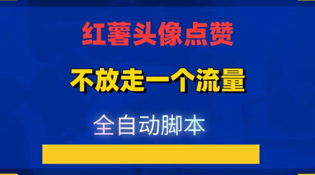 小红薯头像点赞关注，精准曝光